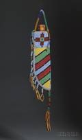 Northern Plains or Plateau Beaded Hide Knife Sheath