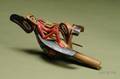 Northwest Coast Carved and Painted Wood Raven Rattle