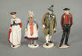 Four Nymphenburg porcelain figures
