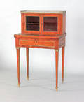 Louis XVI inlaid tulipwood small writing desk 18th c