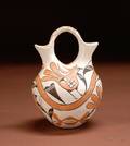 Southwest Polychrome Pottery Wedding Jar