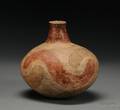 Southeast Prehistoric Polychrome Pottery Water Jar