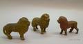Three AC Williams Cast Iron Lion Banks