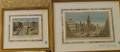 Two Framed 19th Century British Handcolored Lithographs