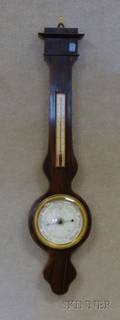 French Rosewood Wheel Barometer