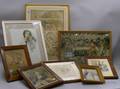 Eight Assorted Framed 19th and 20th Century Prints