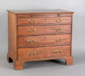 George III mahogany bachelors chest ca 1780