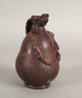 Redware figural pitcher 19th c