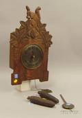 German Pressed Oak Cuckoo Clock