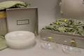 Set of Ten Steuben Colorless Glass Finger Bowls and Twelve Luncheon Plates