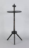 New England adjustable candlestand early 19th c