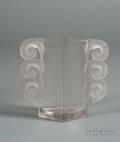Laliquestyle Colorless Frosted Molded Glass Vase