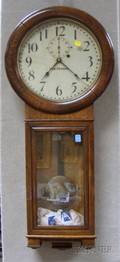 Oak Seth Thomas 2 Regulator Clock