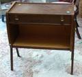 Small Danish Modern Wood Side Cabinet
