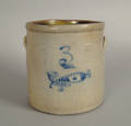 Three gallon stoneware crock 19th c