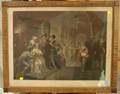 Tiger Maple Framed British Lithograph Shakspeare Romeo and Juliet