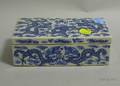 Chinese Export Porcelain Blue and White Decorated Brush Box