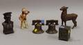 Six Cast Metal Coin Banks