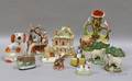 Eleven English Staffordshire Figural Items