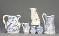 Six Staffordshire Parian Items