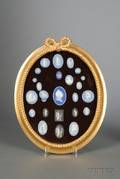 Framed Group of Wedgwood Jasper Medallions