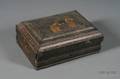 Victorian Japanned Wood Storage Box