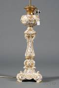Louis XVI Style Paris Porcelain Oil Lamp