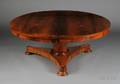 Victorian Rosewood Circular Low Table