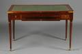 Louis XVI Mahogany Partebonized and Ivoryinlaid Trictrac Table