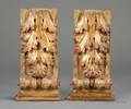 Pair of Carved Giltwood Bookends