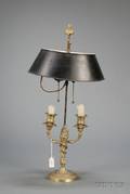 Bronze Twolight Candle Lamp