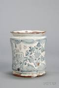 Majolica Tin Glazed Earthenware Albarello