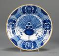 Dutch Delft Peacock Pattern Dish