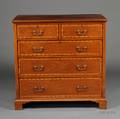 English Inlaid Mahogany Chest of Drawers