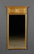 French Empire Giltwood Mirror