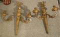 Pair of Louis XVI Style Bronze Twolight Wall Sconces