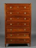 Louis XVI Provincial Walnut Semainier
