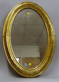 Oval Gilt Mirror