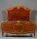 Fine Louis XV Style Ormolumounted Mahogany Bed