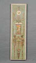 Framed Classical Revival Adam Style Architectural Panel