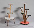 Two MidCentury Modern Plant Stands