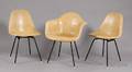 Eames Armchair and Two Side Chairs