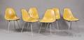 Six Eames Side Chairs
