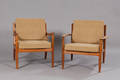 Two Danish Modern Lounge Chairs