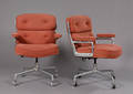 Two Eames Office Armchairs