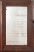 Empire mahogany mirror