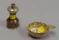 English Sterling Silver Pepper Grinder and Wine Taster