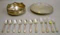 Two Sterling Silver Table Items and Flatware