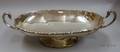 Peruvian Sterling Silver Handled and Footed Oval Center Bowl