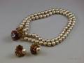 Vintage Miriam Haskell Costume Jewelry Suite
